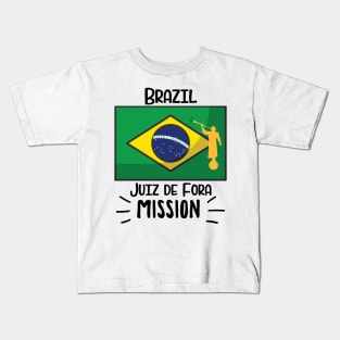 Brazil Juiz de Fora Mormon LDS Mission Missionary Gift Idea Kids T-Shirt